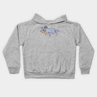 Gardener Blue Heeler Kids Hoodie